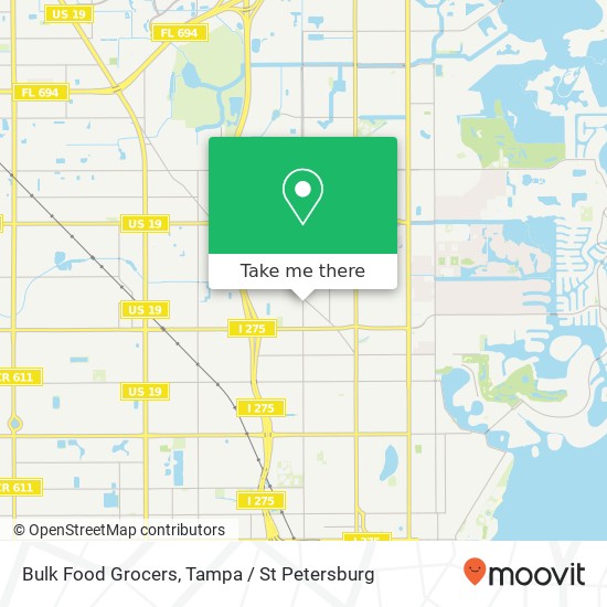 Mapa de Bulk Food Grocers