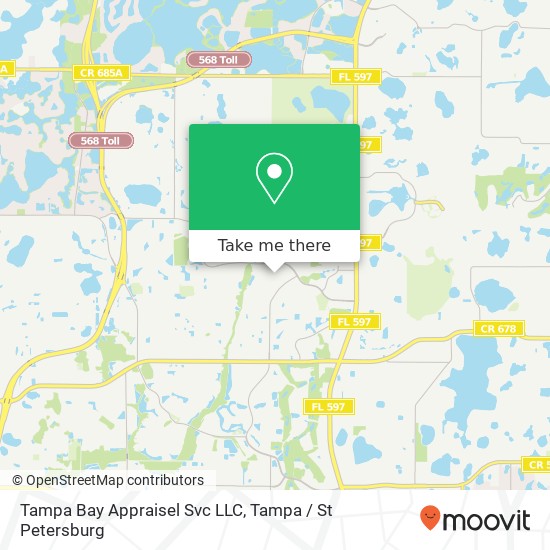 Mapa de Tampa Bay Appraisel Svc LLC