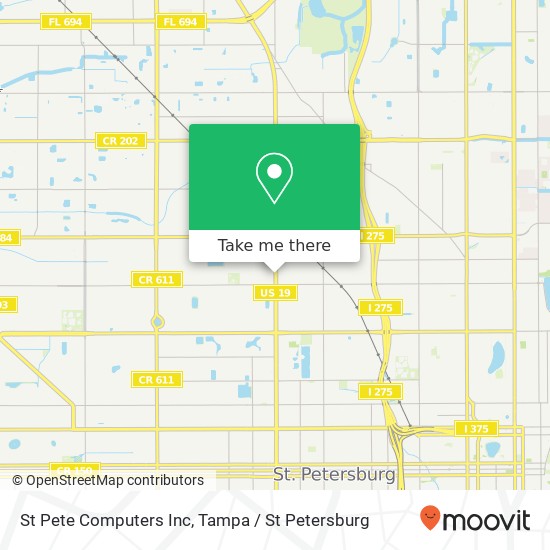 St Pete Computers Inc map