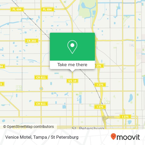 Venice Motel map