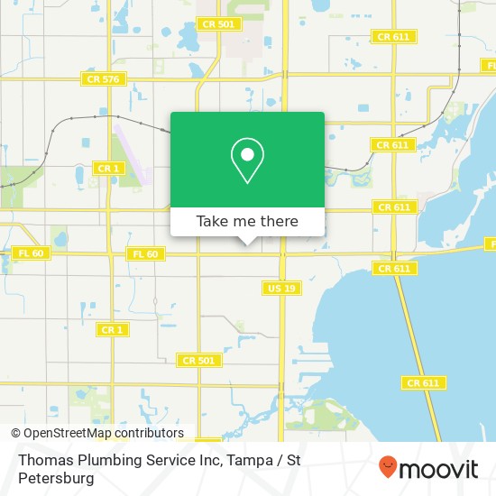 Thomas Plumbing Service Inc map