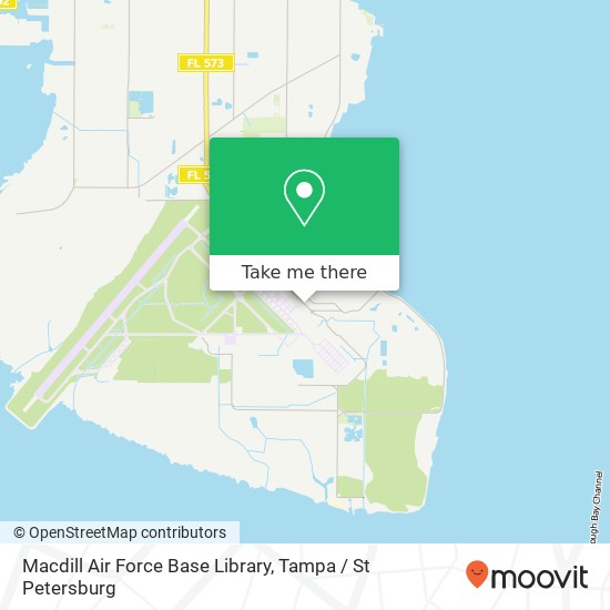 Mapa de Macdill Air Force Base Library