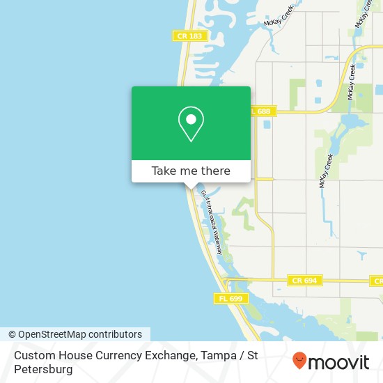 Custom House Currency Exchange map