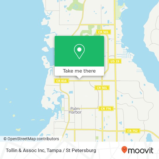 Tollin & Assoc Inc map