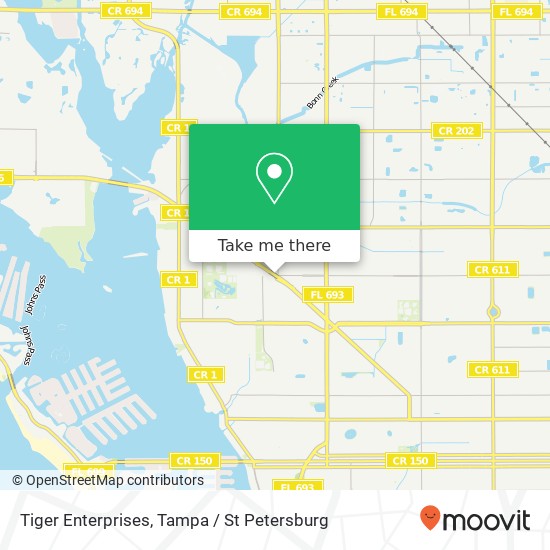 Mapa de Tiger Enterprises