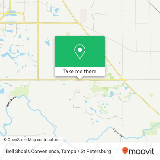 Mapa de Bell Shoals Convenience