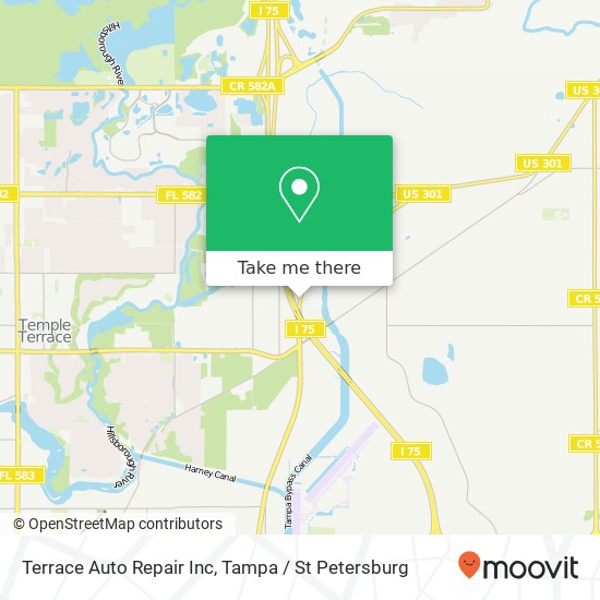 Mapa de Terrace Auto Repair Inc
