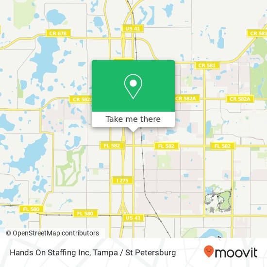 Hands On Staffing Inc map
