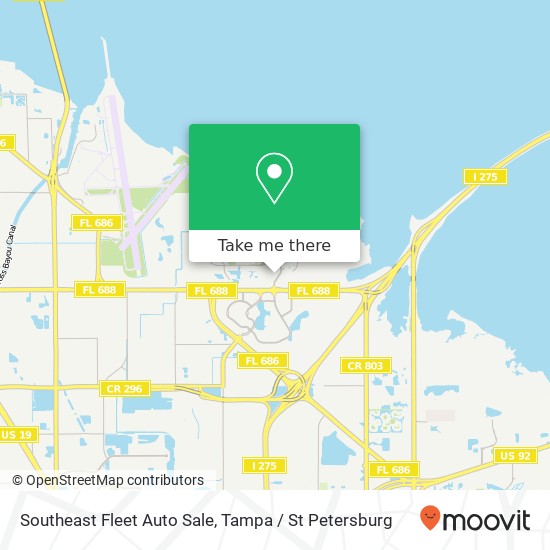 Mapa de Southeast Fleet Auto Sale
