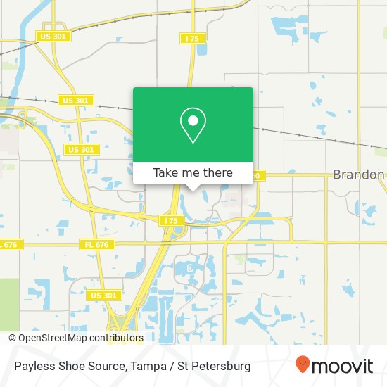 Payless Shoe Source map