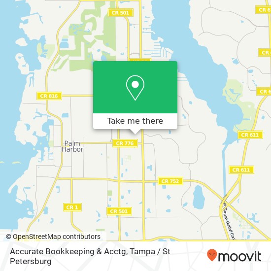 Accurate Bookkeeping & Acctg map
