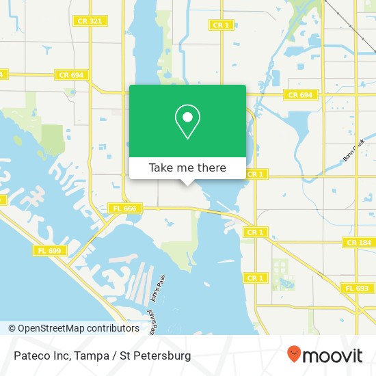 Mapa de Pateco Inc