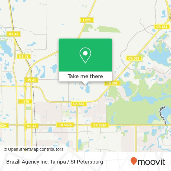 Brazill Agency Inc map