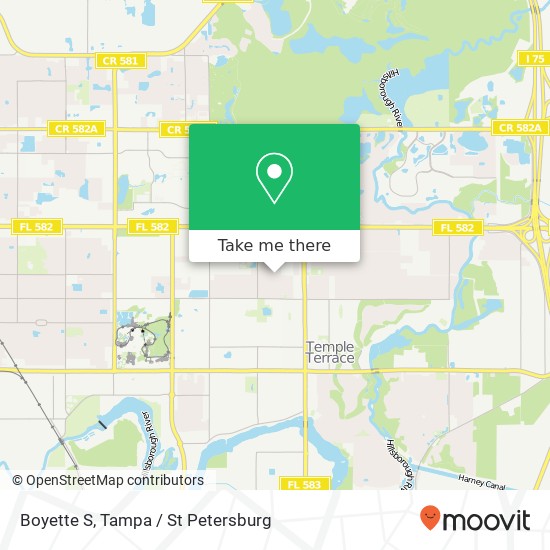 Boyette S map