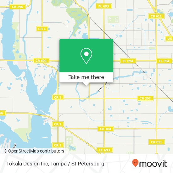 Tokala Design Inc map