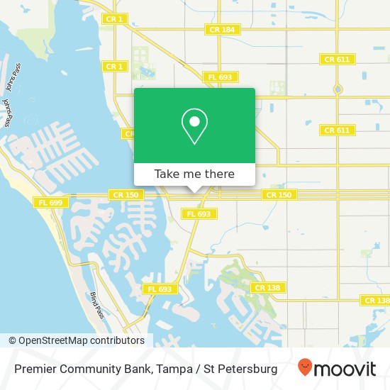 Premier Community Bank map