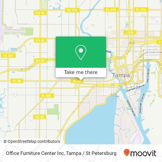 Office Furniture Center Inc map