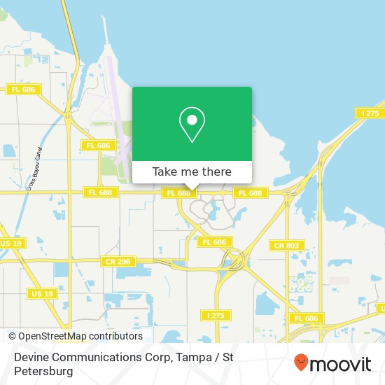 Devine Communications Corp map