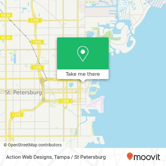 Action Web Designs map