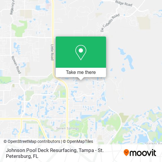 Johnson Pool Deck Resurfacing map