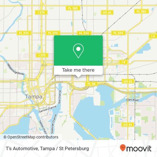 T's Automotive map