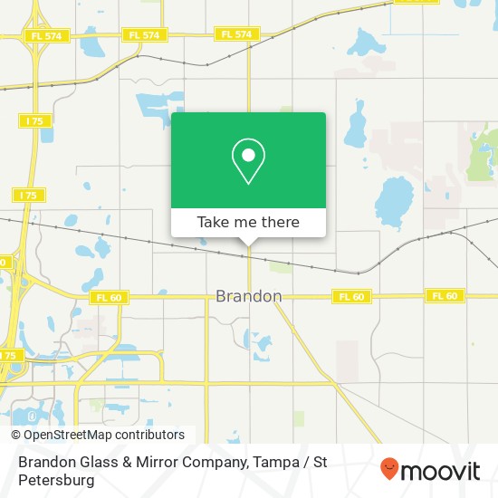 Brandon Glass & Mirror Company map