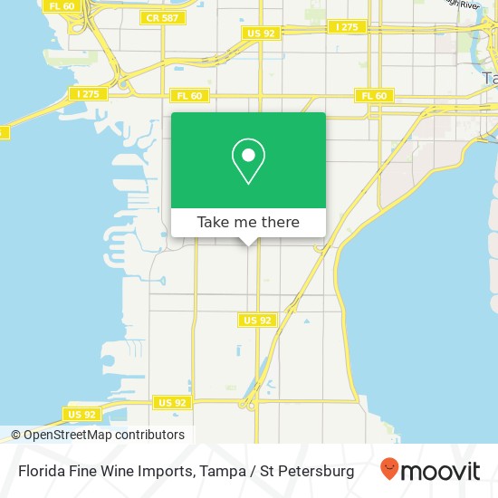 Florida Fine Wine Imports map