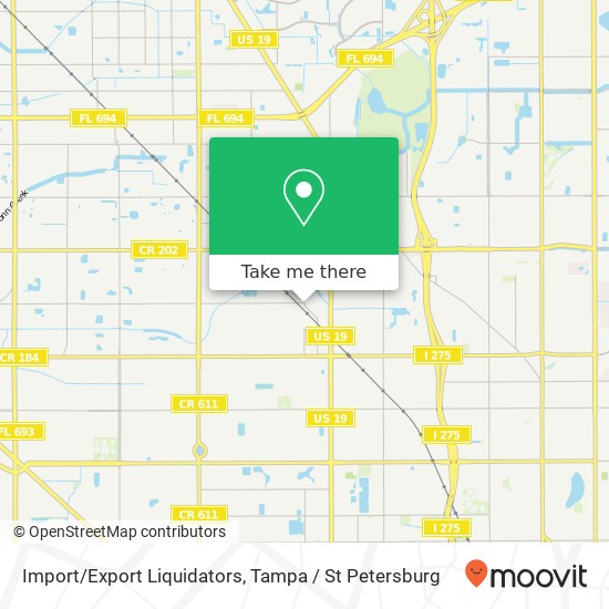 Import/Export Liquidators map