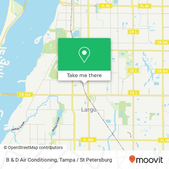 Mapa de B & D Air Conditioning