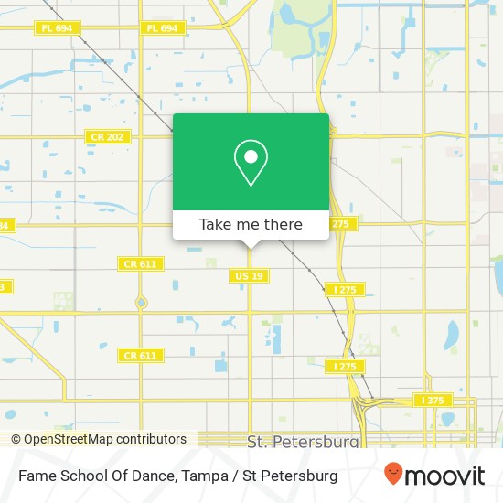 Fame School Of Dance map