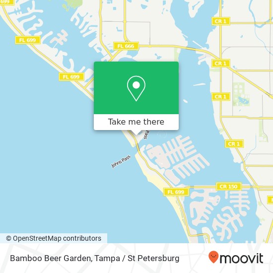 Bamboo Beer Garden map