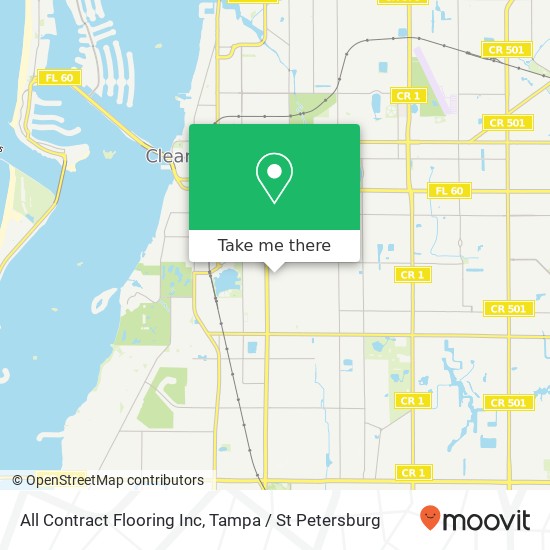 All Contract Flooring Inc map