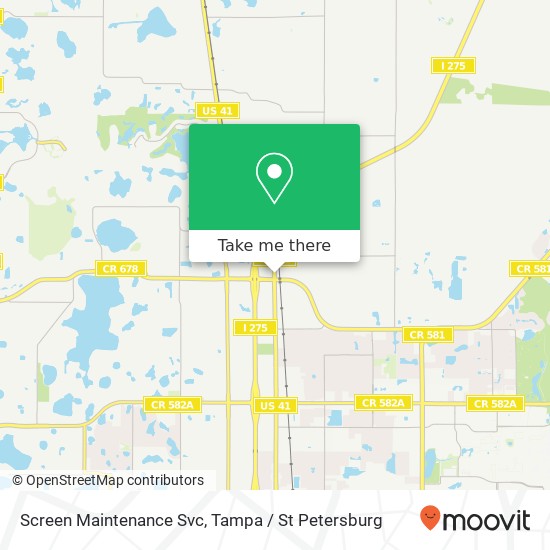 Screen Maintenance Svc map