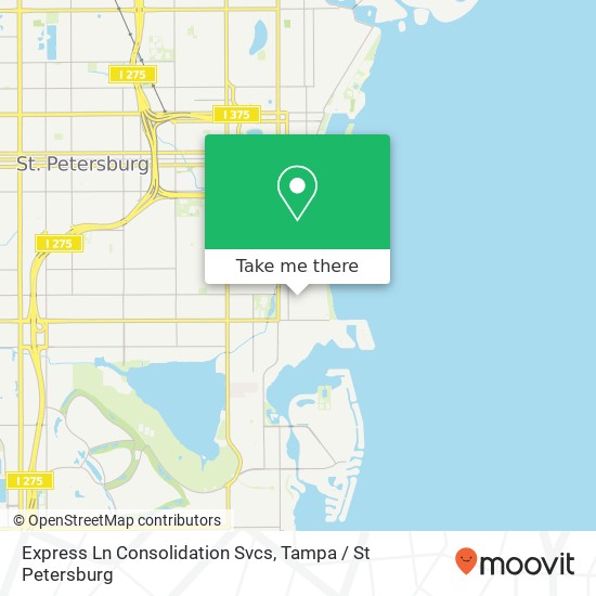 Express Ln Consolidation Svcs map