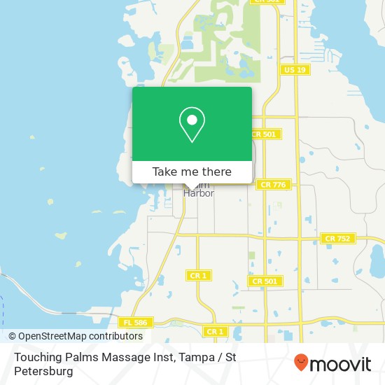 Mapa de Touching Palms Massage Inst