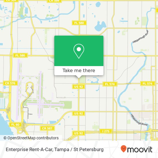 Enterprise Rent-A-Car map