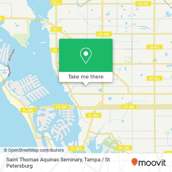 Saint Thomas Aquinas Seminary map