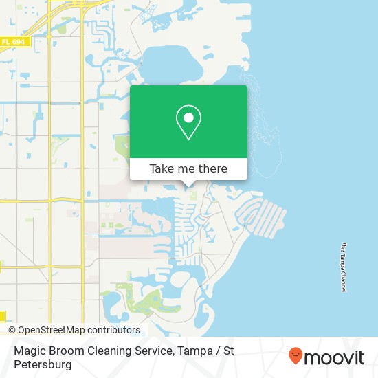 Mapa de Magic Broom Cleaning Service