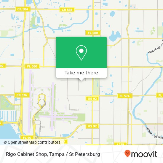 Rigo Cabinet Shop map