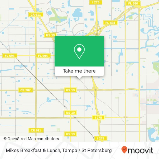 Mikes Breakfast & Lunch map