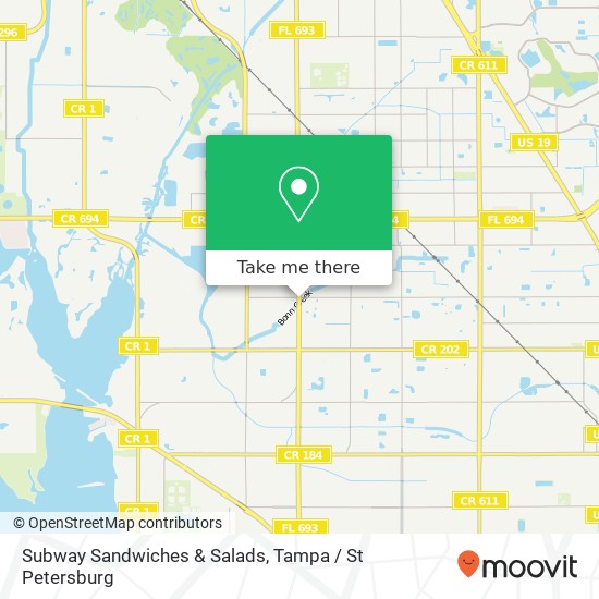 Subway Sandwiches & Salads map