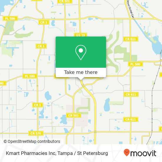 Mapa de Kmart Pharmacies Inc