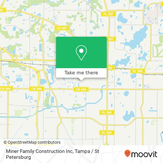 Mapa de Miner Family Construction Inc