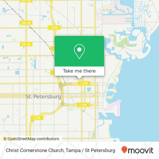 Christ Cornerstone Church map