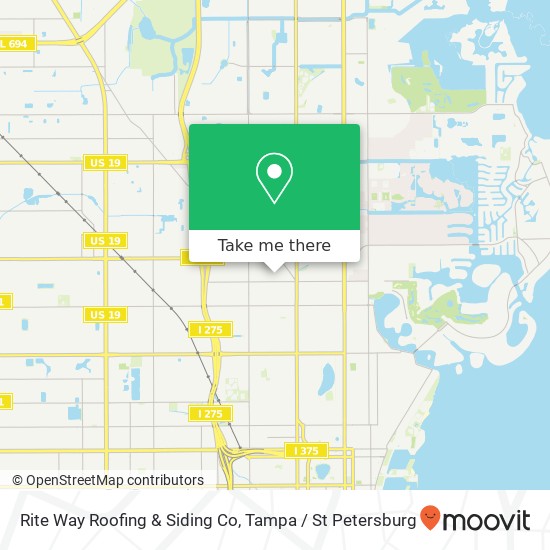 Mapa de Rite Way Roofing & Siding Co