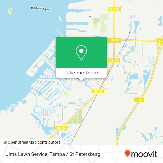 Mapa de Jims Lawn Service