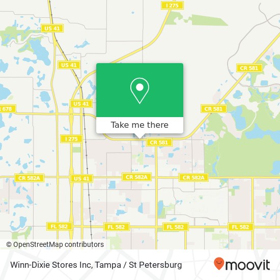 Winn-Dixie Stores Inc map