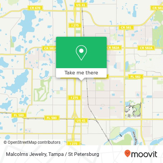 Malcolms Jewelry map