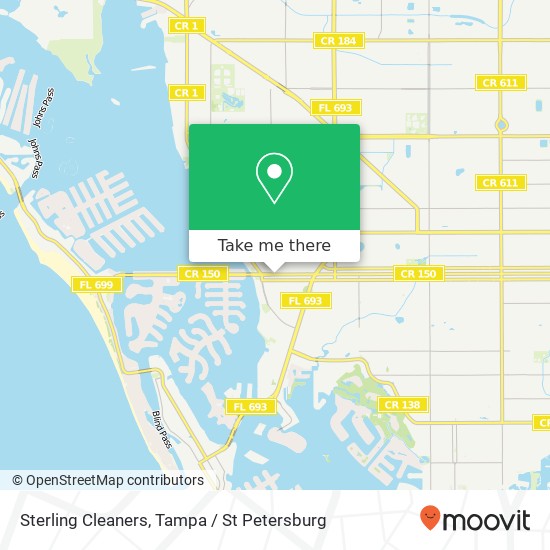 Mapa de Sterling Cleaners