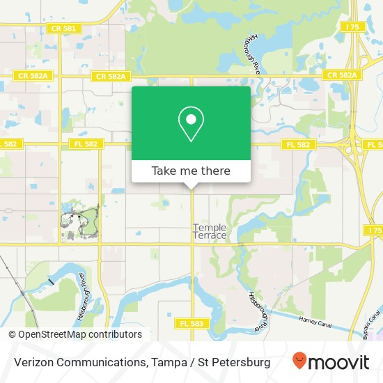 Verizon Communications map